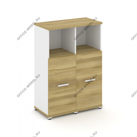 Шкаф две узкие секции, 3 ниши (2 фасада ЛДСП, 2 ниши ) CN.STU-323 A на Office-mebel.ru