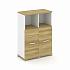 Шкаф две узкие секции, 3 ниши (2 фасада ЛДСП, 2 ниши ) CN.STU-323 A на Office-mebel.ru 1
