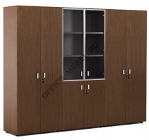 EXE Шкаф комби+гардер+д.бумаг 101 733 WAL 07 на Office-mebel.ru