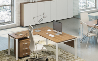 Lavoro П - Офисная мебель для персонала темного декора темного декора на Office-mebel.ru