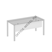 Экран для стола 180 защитный (ДСП) на сером металлокаркасе К.С 815  на Office-mebel.ru