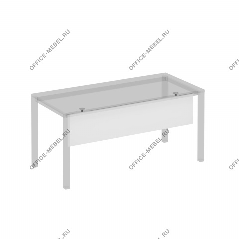 Экран для стола 180 защитный (ДСП) на сером металлокаркасе К.С 815  на Office-mebel.ru