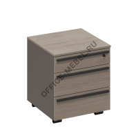 Тумба выкатная 3-х ящичная с замком с доводчиками РС 214 на Office-mebel.ru