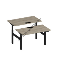 Рабочая станция на электроприводе с заглушками А2 БГ 102 БП на Office-mebel.ru