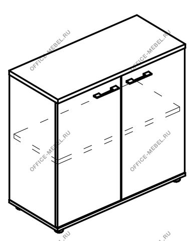 Шкаф низкий закрытый (топ ДСП) МР 9451 на Office-mebel.ru