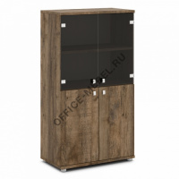 Шкаф со стеклом V-664 на Office-mebel.ru