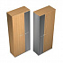 Шкаф комбинированный с узкой дверью левый/правый АП 301-1 ГА на Office-mebel.ru 1