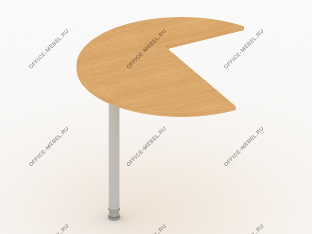 Стол-приставка с вырезом левая 869 лев/прав на Office-mebel.ru