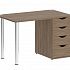 Стол письменный L=1180мм VR.SP-3-118.4 на Office-mebel.ru 1