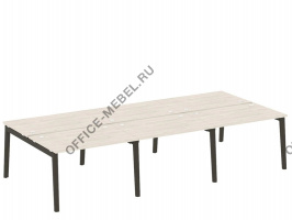 Рабочая станция, опоры - массив дерева OW.D.RS-6.2.8 на Office-mebel.ru