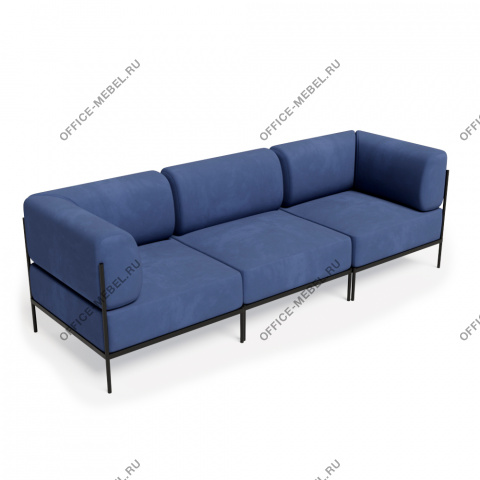 Мягкая мебель для офиса Диван трёхместный РСЕ-06 на Office-mebel.ru