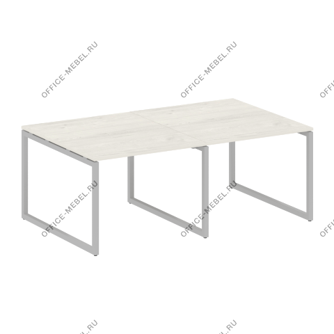 Переговорный стол (2 столешницы) на О-образном м/к 40БО.ПРГ-2.1 на Office-mebel.ru