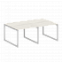 Переговорный стол (2 столешницы) на О-образном м/к 40БО.ПРГ-2.1 на Office-mebel.ru 1