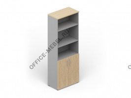 Шкаф высокий комбинированный без стекла UMH833 на Office-mebel.ru