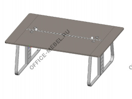 Двойной стол с торцевыми столешницами JNO145.U727 на Office-mebel.ru