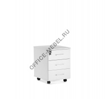 тумба подкатная базовая 80T004 W3W3 alum на Office-mebel.ru
