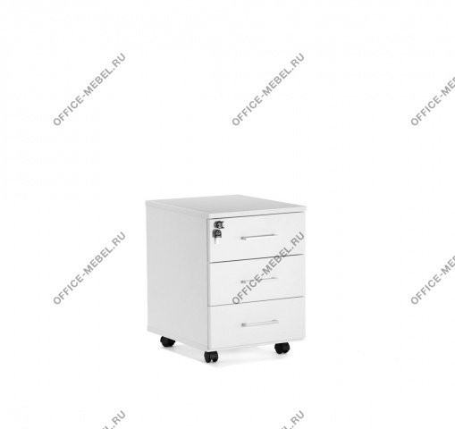 тумба подкатная базовая 80T004 W3W3 alum на Office-mebel.ru