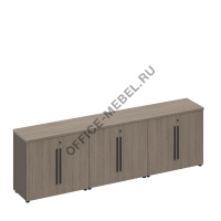 Шкаф для документов низкий закрытый (стенка из 3 шкафов) РС 303 на Office-mebel.ru