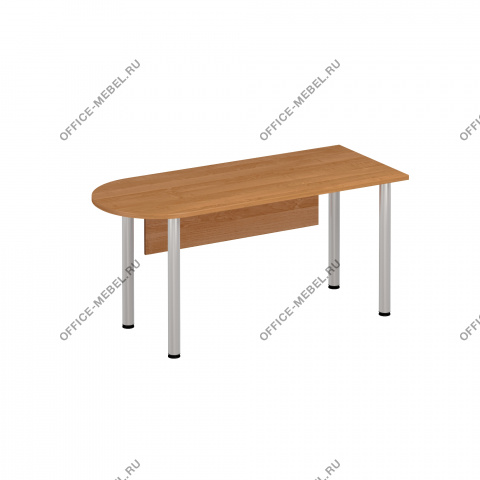 Стол полукруглый на опорах МХ с экраном ДСП ФР 2112 на Office-mebel.ru