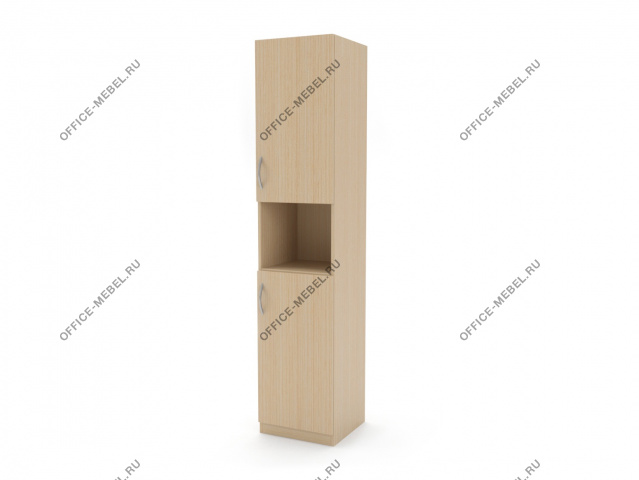 Шкаф колонка с 2-мя глухими малыми дверьми SR-5U.4(L/R) на Office-mebel.ru