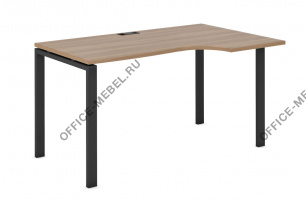 Стол криволинейный 1,4м. П/Л на П образном EVL106DX/П/60х30	 на Office-mebel.ru