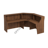 Стойка ресепшен угловая с вырезом левая/правая К.9232 ДШ на Office-mebel.ru