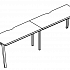 Рабочая станция на каркас МТ 1 скос (2х120) МР Б1Б 013.02-2 на Office-mebel.ru 1