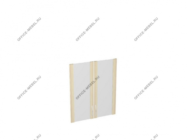 Двери стеклянные низкие в рамке МДФ КН-4.4 на Office-mebel.ru