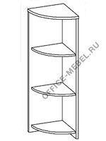 Колонка угловая низкая 04854 на Office-mebel.ru