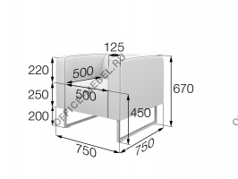 Кресло КС1-50 на Office-mebel.ru