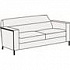 Мягкая мебель для офиса Трехместный диван Эммаус 3 на Office-mebel.ru 1