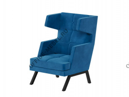 Кресло высокое с декором из пуговиц ALDB-01 на Office-mebel.ru