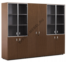 EXE Шкаф комби x 2 с гардер 101 731 WAL 07 на Office-mebel.ru