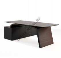 Стол письмна опорн.тумбе MS.2210.AK+sup.pedestal на Office-mebel.ru