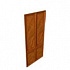 Пара высоких деревянных дверей шкафа для одежды 1184 на Office-mebel.ru 1