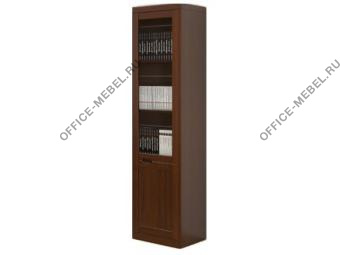 Шкаф для документов узкий, комбинированный 22501/22553 на Office-mebel.ru