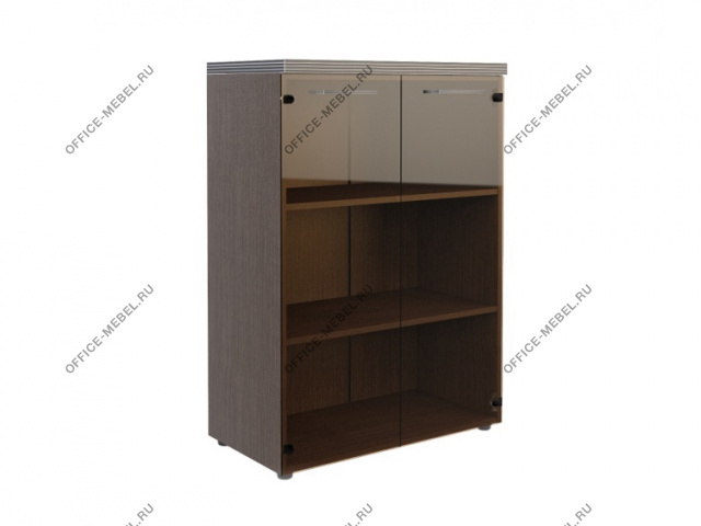 Шкаф средний со стеклянными дверями TMCZ 85.2 на Office-mebel.ru