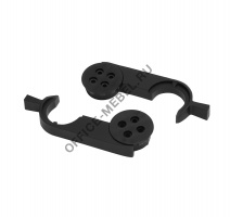 Коннектор столов с креплением ЧЕРНЫЙ Q1211006 black с креплением на Office-mebel.ru