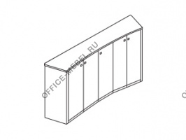 Книжный шкаф высокий PVFALC8 на Office-mebel.ru