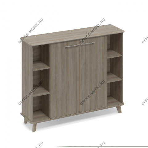 Шкаф средний полузакрытый греденция ТМ 352 на Office-mebel.ru