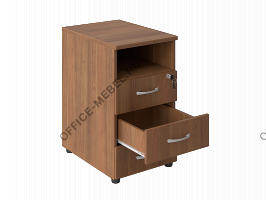 Тумба приставная с 3-мя ящиками и замком х42х42.01 на Office-mebel.ru