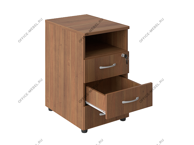 Тумба приставная с 3-мя ящиками и замком х42х42.01 на Office-mebel.ru