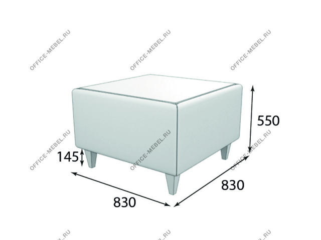 Мягкая мебель для офиса Пуф KosT-2 на Office-mebel.ru