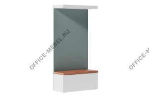 Шкаф с мягким местом средний 900 ART411.U604 на Office-mebel.ru