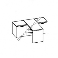 Греденция с фригобаром CaGR2150 на Office-mebel.ru