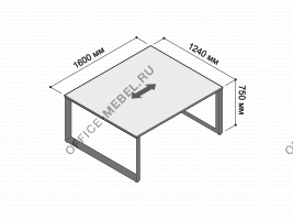 Стол для переговоров MDF347 на Office-mebel.ru