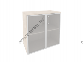 Шкаф низкий широкий (2 низких фасада стекло в раме) O.ST-3.2R на Office-mebel.ru
