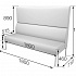 Мягкая мебель для офиса Секция 3-местная высокая Brd3H на Office-mebel.ru 1