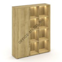 Шкаф-гардероб Л/П  (гард.;две сек. подсвет.) CS.D-GP-1.2 (L) на Office-mebel.ru