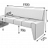 Мягкая мебель для офиса Диван трехместный Kit3 на Office-mebel.ru 1